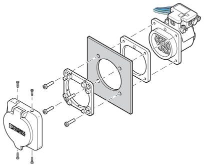 Phoenix contact 1627635 EV-T2SC-EM Защитная крышка