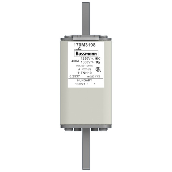 170M3198 Быстрый предохранитель 400A 1250V 1*TN/110 AR CU