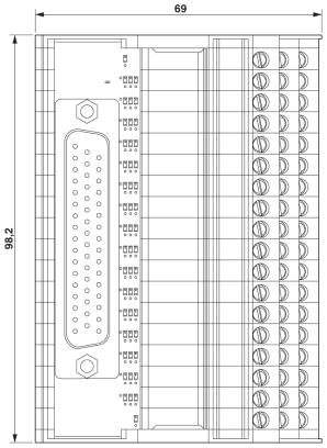 Phoenix contact 2322184 VIP-3/SC/D50SUB/M/LED Интерфейсный модуль