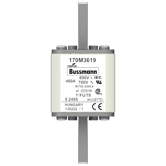 170M3619 Быстрый предохранитель 400A 690V 1*FU/78 AR UC