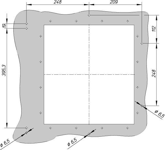 184238 Protective cover IP55. AV (IZMX-DC40-W-1)