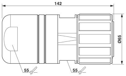 Phoenix contact 1607508 SL-7ES1N8A8002 Кабельный соединитель