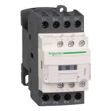 КОНТАКТОР D 4P (4НО), АС1 40 А, НО+НЗ, 230V 50/60 ГЦ,