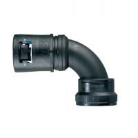 ABB 7TCA296170R0578 Фитинг Adaptalok ATS, AT, 90°, нейлон/никелированная латунь/эластомер, черный/голубой, резьба U144, Ø34, AT34/U144/CSF90/BLB, 10 шт.