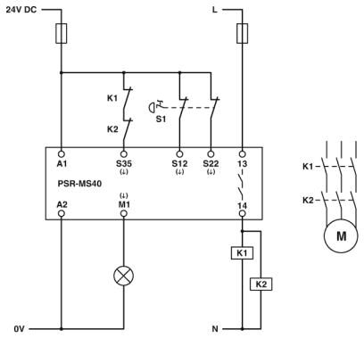 Phoenix contact 2904954 PSR-MS40-1NO-1DO-24DC-SC Реле безопасности