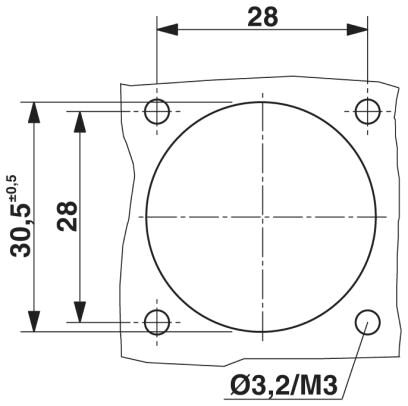 Phoenix contact 1652910 VS-08-A-RJ/MOD-F-IP67-SET-BU Монтажная рама Ethernet
