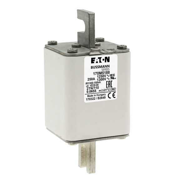 170M5188 Быстрый предохранитель 250A 1250V 2TN/110 AR CU