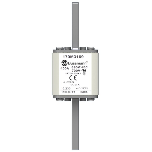 170M3169 Быстрый предохранитель 400A 690V 1*/110 AR UC