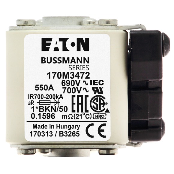 170M3472 Быстрый предохранитель 550A 690V 1*BKN/50 AR UC