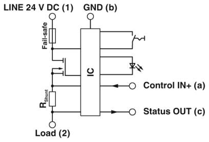Phoenix contact 2800924 CB E1 24DC/3A S-C P Электронный защитный выключатель