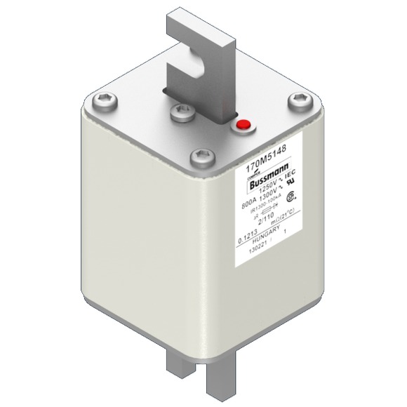 170M5148 Быстрый предохранитель 800A 1250V 2/110 AR CU