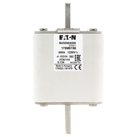 170M6196 Быстрый предохранитель 800A 1250V 3TN/110 AR