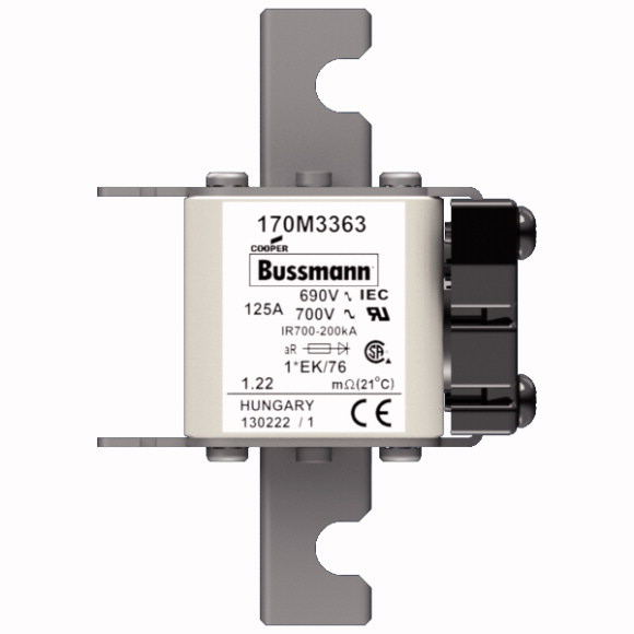 170M3363 Быстрый предохранитель 125A 690V 1*EK/76 AR UC