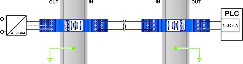 Phoenix contact 2839279 PT 2XEX(I)-BE Базовый элемент для защиты от перенапряжений
