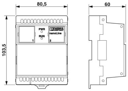 Phoenix contact 2700487 NLC-055-100A-08I-04QRA-05A Базовый модуль