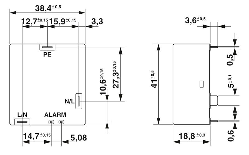 Phoenix contact 2905977 PRT-1S-350/20/R Разрядник для защиты от импульсных перенапряжений, тип 2