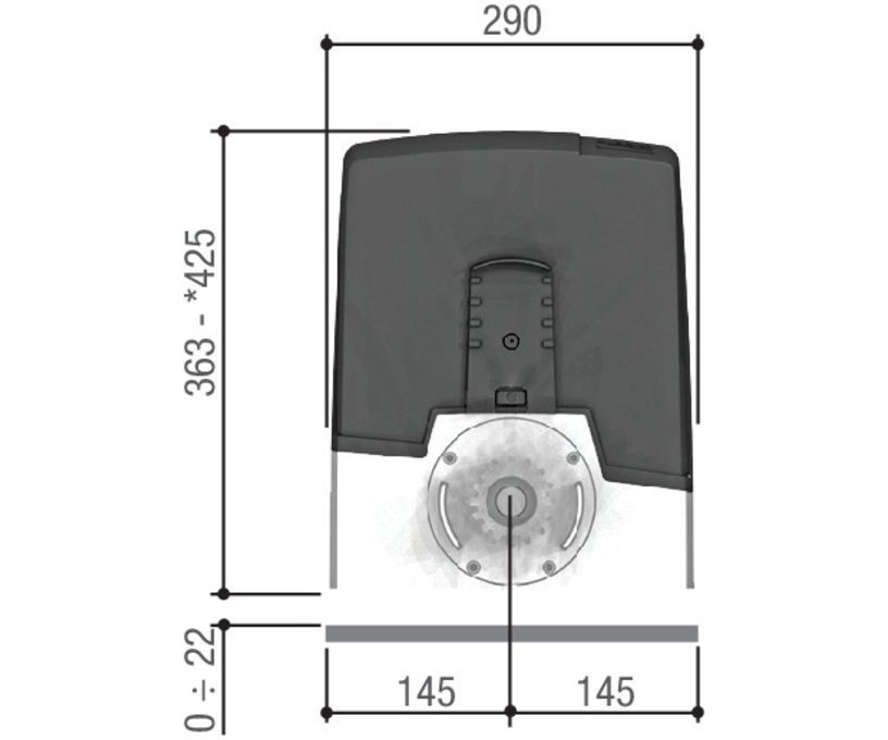 CAME BXV10AGS (801MS-0230)