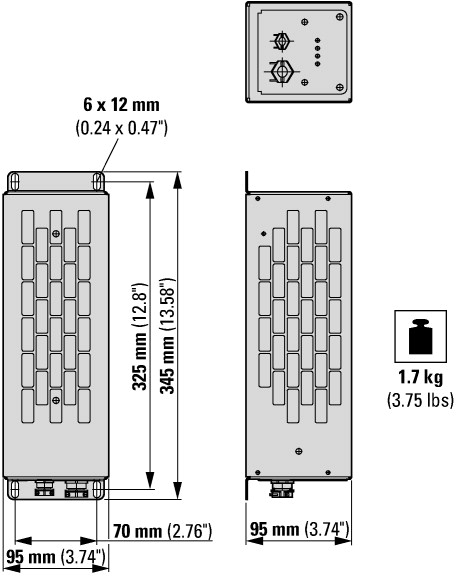171909 Тормозной резистор, 100 Ом, 200 Вт (DX-BR100-0K2)