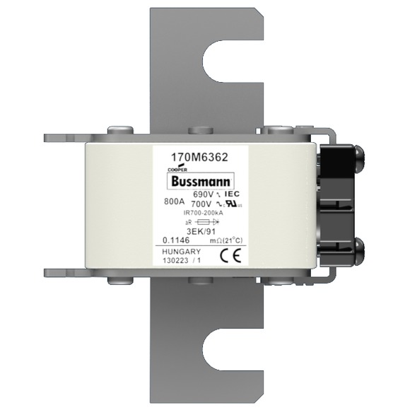 170M6362 Быстрый предохранитель 800A 690V 3EK/91 AR UC