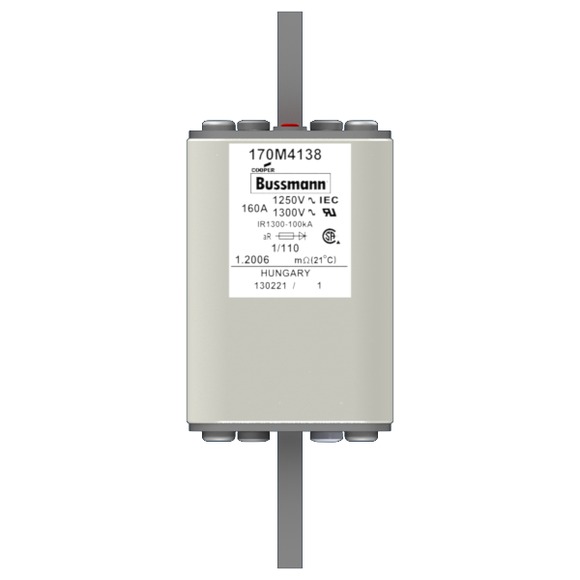 170M4138 Быстрый предохранитель 160A 1250V 1/110 AR CU