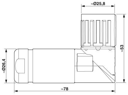 Phoenix contact 1619408 CA-16S1N12T006S Кабельный соединитель