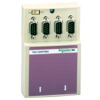 TSXCANTDM4 Schneider Electric CANOPEN TAP С 4 ПОРТАМИ SUB-D 9P