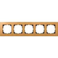 Schneider Electric MTN4055-3470 MERTEN M-Elegance РАМКА деревянная 5 постов, БУК, SM