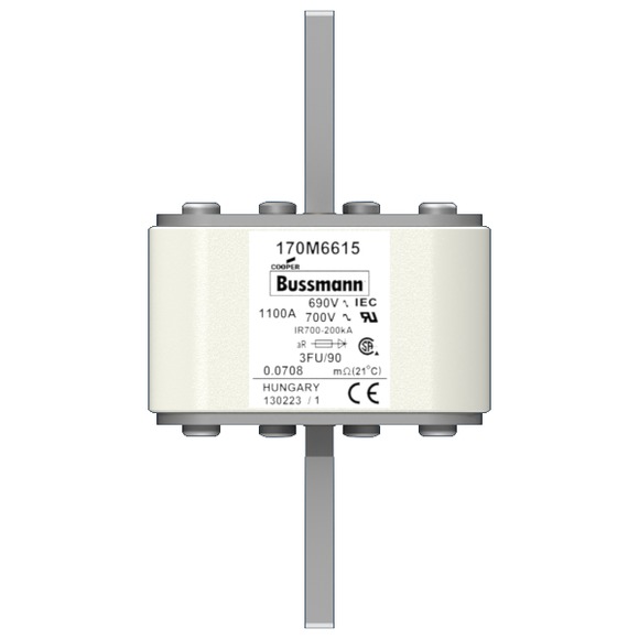 170M6615 Быстрый предохранитель 1100A 690V 3FU/90 AR UC