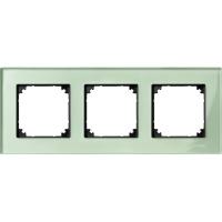Schneider Electric MTN404304 MERTEN M-Elegance РАМКА стеклянная 3 поста, ИЗУМРУД, SM