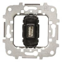 ABB 2CLA818520A1001 Механизм USB зарядного устройства, 1х2000 мА, 5В, серия SKY