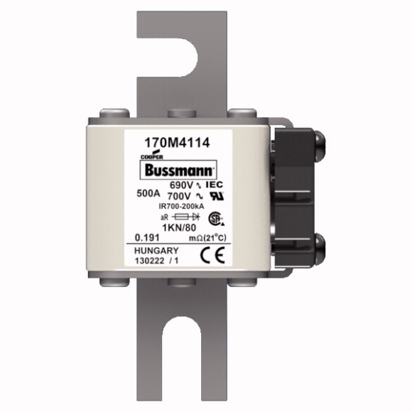 170M4114 Быстрый предохранитель 500A 690V 1KN/80 AR UC