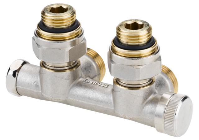 003L0242 Запорно-присоединительный клапан Danfoss RLV-KD 1/2''x3/4'' угловой