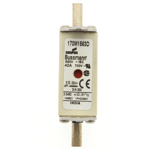 170M1563D Быстрый предохранитель 40A 690V gR DIN 000 HSDNH