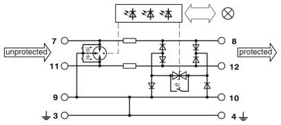 Phoenix contact 2800785 PT-IQ-3-PB-UT Устройство защиты от перенапряжений