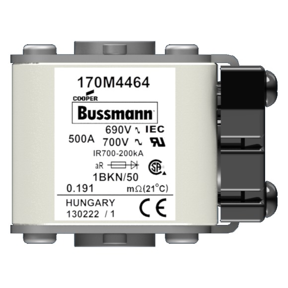 170M4464 Быстрый предохранитель 500A 690V 1BKN/50 AR UC