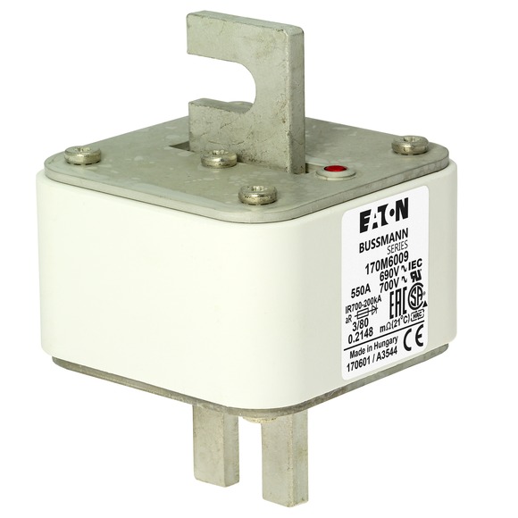 170M6009 Быстрый предохранитель 550A 690V 3/80 AR UC