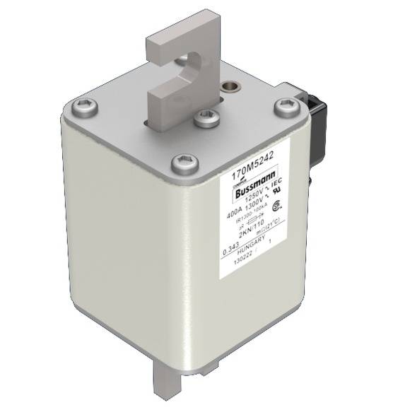 170M5242 Быстрый предохранитель 400A 1250V 2KN/110 AR CU