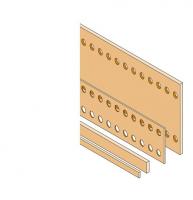 ABB 1STQ007404A0000 Шина медная плоская 40x5 L=1750мм