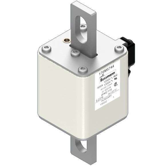 170M5744 Быстрый предохранитель 500A 1250V 2FKE/115 AR CU