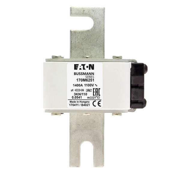 170M6251 Быстрый предохранитель 1400A 1100V 3KN/110 AR