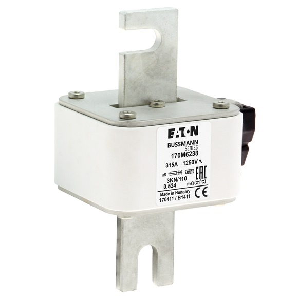 170M6238 Быстрый предохранитель 315A 1250V 3KN/110 AR CU