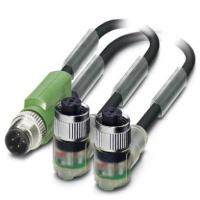 Phoenix contact 1669068 SAC-3P-M12Y/2X3,0-PUR/M12FR2LB Кабель для датчика / исполнительного элемента