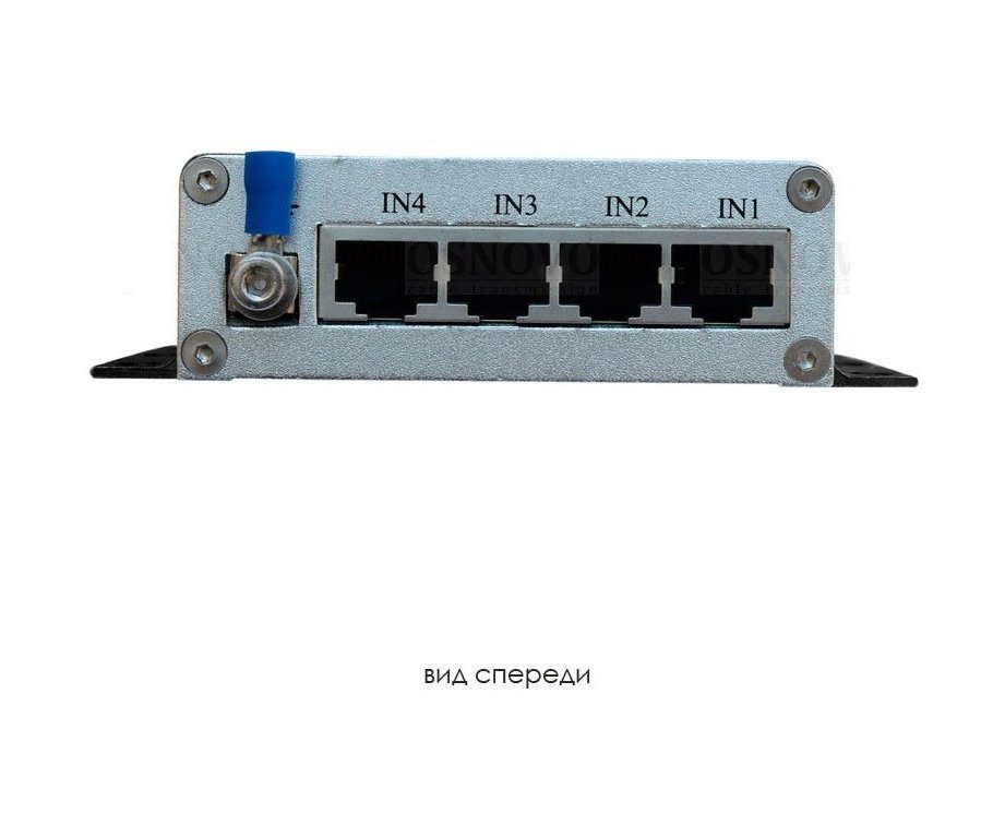 OSNOVO SP-IP4/100 устройство грозозащиты для локальной вычислительной сети на 4 порта (скорость до 100 Мб/с)