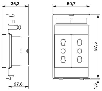 Phoenix contact 1656550 VS-SI-SD-IT Вставка розетки