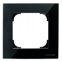 ABB 2CLA857100A3101 Рамка 1-постовая, серия SKY, цвет стекло чёрное