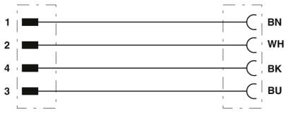 Phoenix contact 1425101 SAC-4P-M12MSL/0,3-PVC/FSL Силовой кабель
