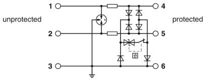 Phoenix contact 1065313 TTC-6P-3-HF-12DC-PT-I Устройство защиты от перенапряжений