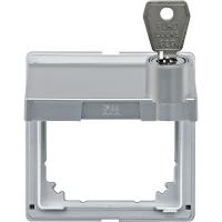 Schneider Electric MTN516360 MERTEN Aquadesign ПРОМЕЖ. КОЛЬЦО с крышкой пол.д/надписи, зам., АЛЮМИНИЙ