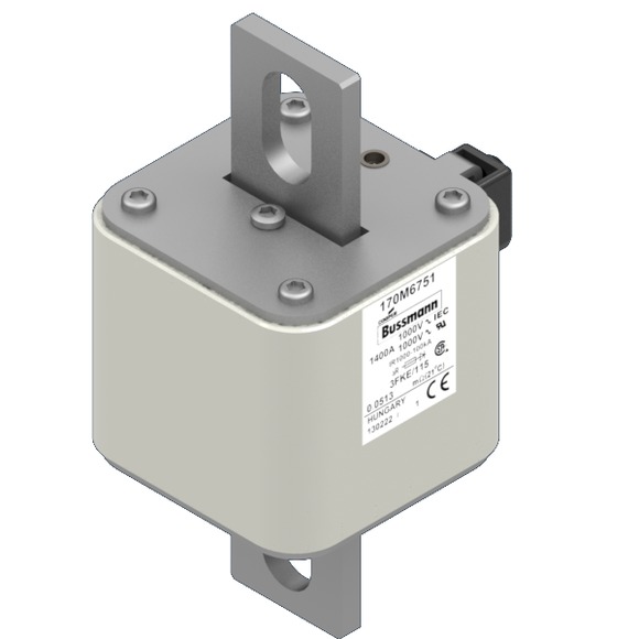 170M6751 Быстрый предохранитель 1400A 1000V 3FKE/115AR CU