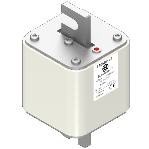170M6146 Быстрый предохранитель 800A 1250V 3/110 AR